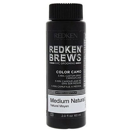 Brews Color Camo - Medium Natural by Redken for Men - 2 oz Hair Color