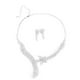 thumbnail image 1 of Pendiente de cristal Hugo Joyería de la boda collar aretes, 1 of 3