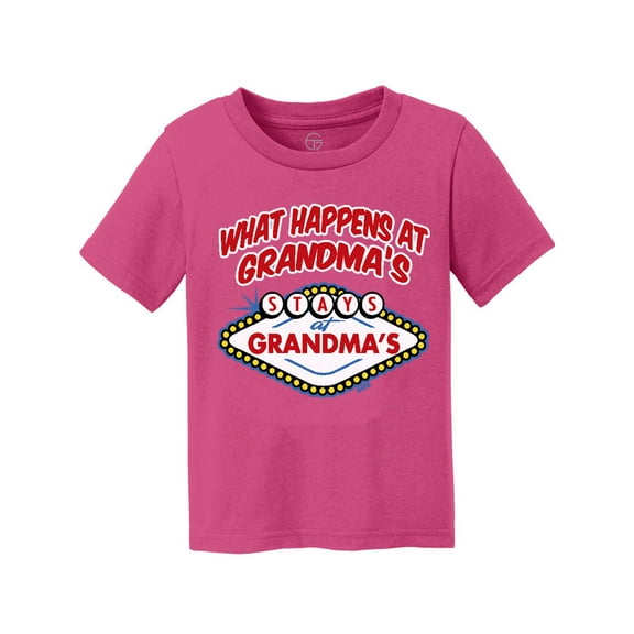 Gravity Trading What Happens at Grandma's Youth Short-Sleeve T-Shirt - Sangria - Small