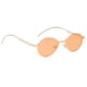 thumbnail image 4 of Gafas de sol Zulema Vintage para mujer Lente naranja Mao dorado Ovaladas, 4 of 5