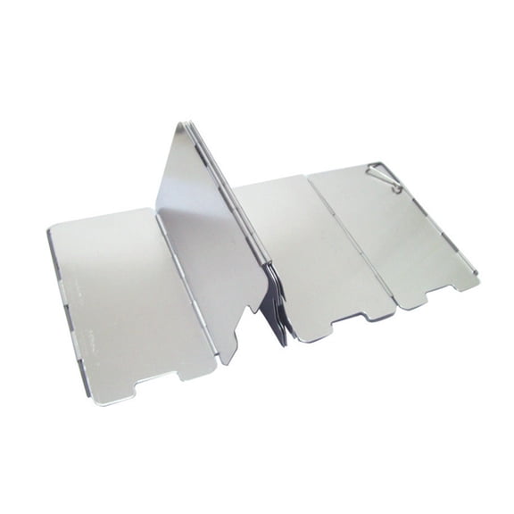 LEORX Wind Screen For Outdoor Cooking Stove Windscreen Aluminum Alloy Flat 1Set