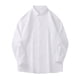 thumbnail image 2 of Blusa y camisa de manga larga con cuello vuelto para hombre, moda de color liso, informal, versátil, con solapa y botones, abrigo de poliéster de manga larga para hombre, 2 of 8