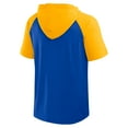 thumbnail image 3 of Men's Logo Athletic Royal Los Angeles Rams Prime Hoodie T-Shirt, 3 of 3