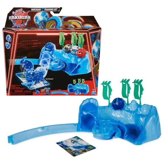 Bakugan Training Playset with Customizable Octogan Action Figure, Aquatic Clan Themed