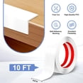 thumbnail image 2 of Duslogis Wall Corner Protector & Edge Guard，Wall Corner Trim Inside & Outside Molding Caulk Strip, Peel and Paste Wall Moulding Edge, Ceiling, Countertop 0.79”W x10’L White, 2 of 7