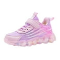 thumbnail image 2 of Lixiuxyad Girls Sneakers Lightweight Breathable Mesh Running Shoes For Kids Comfortable Fashion Athletic Footwear Toddler Sports Walking Shoes Walking Sneakers Sizes 2.5(Big Kid 10.5-11 Years), 2 of 7