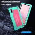 thumbnail image 5 of FIEWESEY for Lenovo Tab M9 Tablet Case,Heavy-Duty Drop-Proof Shockproof Shoulder Strap Hybrid Kids Friendly Protective Case for Lenovo Tab M9 2023 Release 9 Inch(Model:TB-310FU/310XU)(Green/Pink), 5 of 6