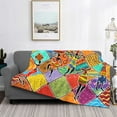 thumbnail image 2 of Yiaed Dancing African Womans Print Blanket Throw Blanket Soft Cozy Flannel Blanket for Home Bed Sofa Couch Chair-40"x30", 2 of 6