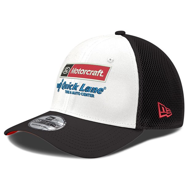 Men S New Era White Black Matt Dibenedetto Motorcraft Neo 39thirty Flex Hat Walmart Com