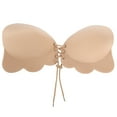 thumbnail image 1 of Sujetador sin tirantes de silicona, sujetadores sin espalda de una pieza push-up ocultos inalámbricos para mujer (color de piel B), 1 of 9