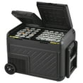 thumbnail image 1 of 38 Qt Dual Zone Car Fridge Freezer Portable Refrigerator Cooler with 2 Wheels, 1 of 10