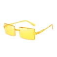 thumbnail image 5 of Fashion Retro Rimless Rectangular Sunglasses Candy Color Sunglasses Rectangle Shade Gradient Rimless Women Summer Sun Glasses Other China, 5 of 5