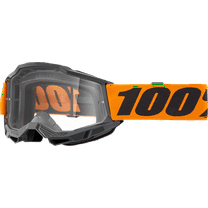 100% Accuri 2 Goggles (One Size Fits Most, Orange / Clear Lens)