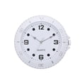 thumbnail image 1 of Reloj despertador Billuyoard Relojes de pared silenciosos con luz nocturna Blanco, 1 of 6