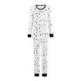 thumbnail image 2 of Ensemble de Nuit Parent-Enfant de Noël / Combinaison Blanche à Manches Longues Imprimée + Pantalon, 2 of 10