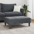 thumbnail image 5 of vidaXL Footstool Ottoman Seating Footrest Home Living Room Furniture Velvet, 5 of 10