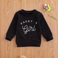 thumbnail image 3 of Chandail pour Bébé Fille à Imprimé de Lettres « Daddy‘s Girl », Manches Longues, Col Ras du Cou, 3 of 6