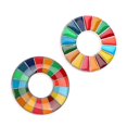 thumbnail image 2 of 6 Pcs Enamal 17 Colors Sustainable Development Goals Brooch United Nations Pin Badge, 2 of 5