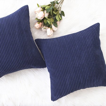 Vinyl Boutique Shop Throw Pillow Covers Pillowcase Navy ...