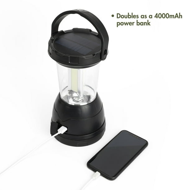 Ozark Trail Triplex LED 800 Lumens Survival Lantern, Rechargeable