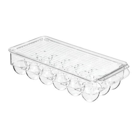 InterDesign Fridge Binz Egg Holder, Clear (Best Food Storage Containers For Fridge)