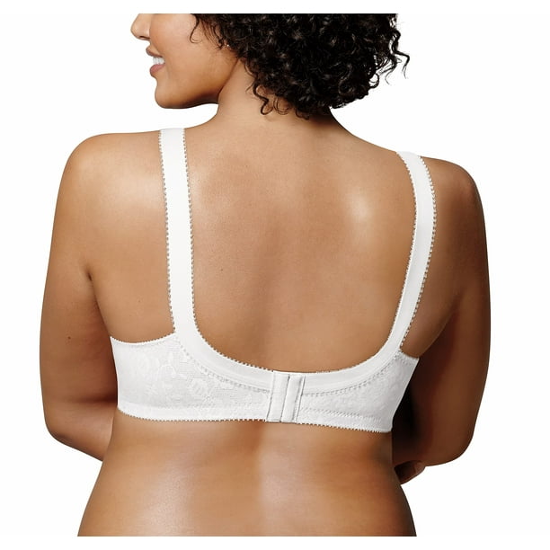 Playtex 20-27 18 Hour Lace Wirefree Bra, Size 46D - White 