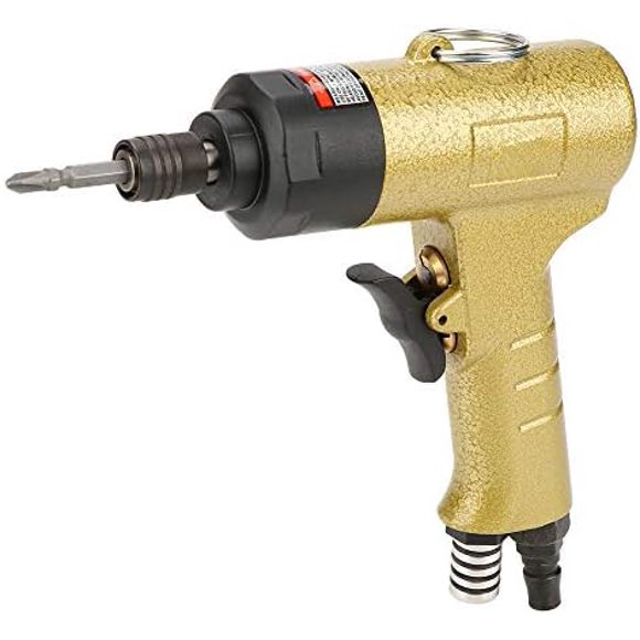 1/4" Pneumatic Screw Guns Pistol Grip Reversible Air Screwdriver 5000rpm Industrial Screw Driver Tool