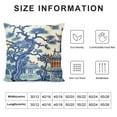 thumbnail image 5 of PIKWEEK  Chinoiserie Blue and White Pillow Covers,Blue and White Pillow Covers Outdoor Decorative Pillow Covers for Couch Bed Sofa Cushion Farmhouse Pillowcases, 5 of 5