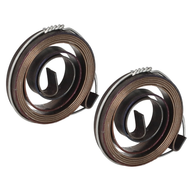 2 Pcs Ressort de Retour de Presse de Perceuse de Banc Chromé Plaque Robuste Stable Ressort de Bobine d'Alimentation