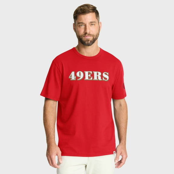 Men's Fanatics Scarlet San Francisco 49ers Elevated Classic Legacy T-Shirt