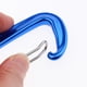 thumbnail image 4 of Mosquetón Wiregate de Aluminio 12KN Hamacas Accesorios de Deportes Acuáticos Aire Libre Acampada Azul Soledad Clip de mosquetón con llavero, 4 of 8