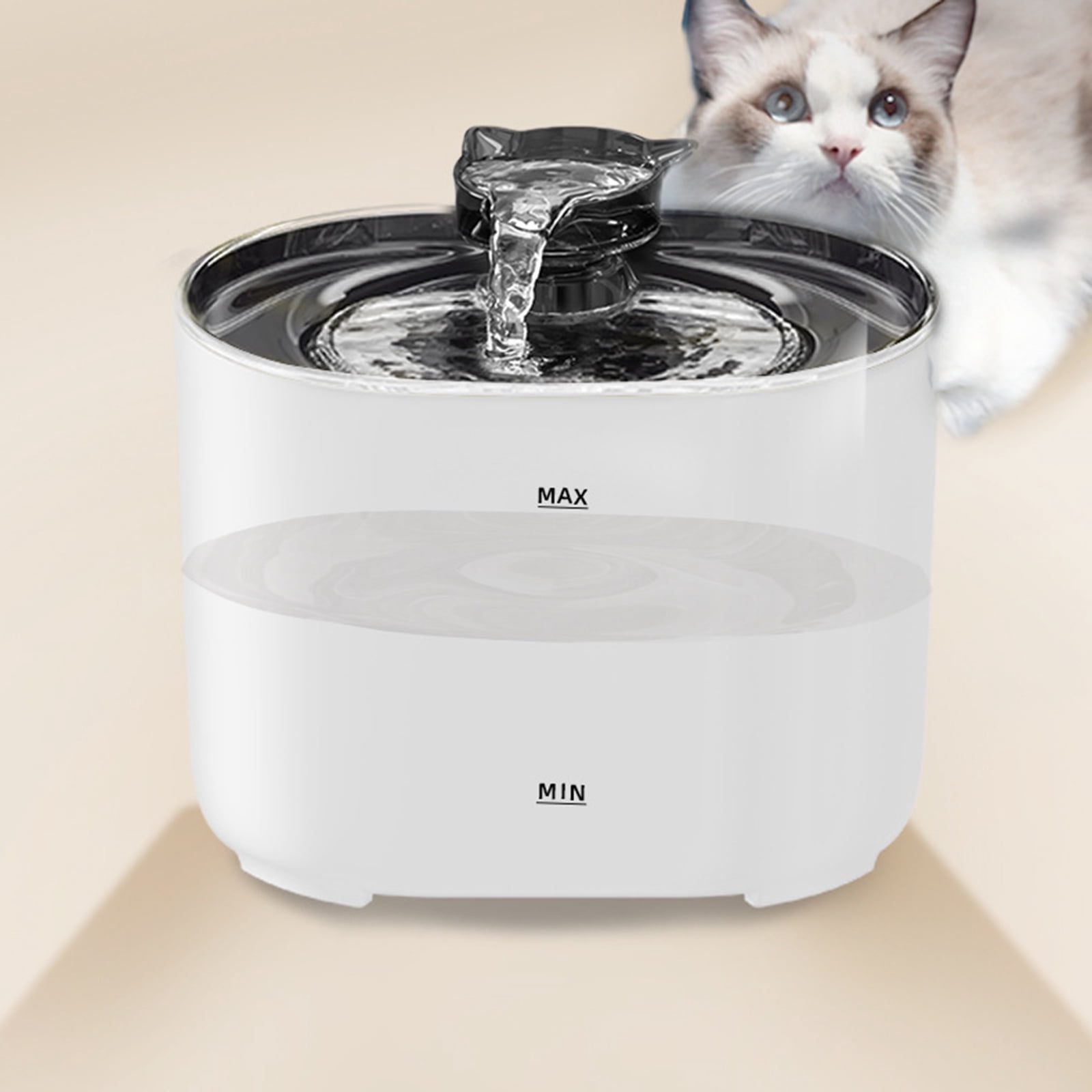 Cats Water Dispenser Mute Working Automatic Pet Water Fountains Dogs Waterer for Indoor Pet Healthy Drinking