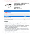 thumbnail image 2 of Oxygen Sensor - Compatible with 1994 - 2003 Chevy Corvette OHV 1995 1996 1997 1998 1999 2000 2001 2002, 2 of 2