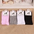 thumbnail image 3 of WSTEER Baby Toddler Girls Cotton Tights Pantyhose Leggings Stocking Pants for Girls 12 to 24 Months Old (Black), 3 of 5