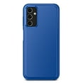 thumbnail image 3 of Heavy Duty Armor Rubber Dual Layer Hybrid Slim Fit Shockproof Cover TPU Silicone + Hard PC Case for Samsung Galaxy A14 5G - Reflex Blue, 3 of 7