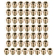 thumbnail image 3 of Threaded Insert Nuts Zinc Alloy Hex-Flush M5 Internal Threads 10mm Length 50Pcs, 3 of 4