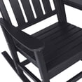 thumbnail image 4 of Homy Casa Rocking Chair for Relaxing Outdoor Patio & Garden, Ideal for Enjoying the Outdoors, Black, 4 of 9