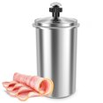 thumbnail image 1 of Stainless Steel Ham Maker Meat Press Cooker With Thermometer Homemade Deli Meat Mold (silver ), 1 of 10