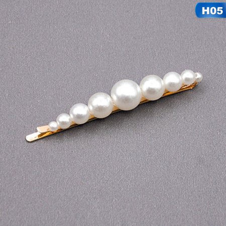 Kaboer Artificial Pearl Hair Clips Pearl Hair Pins Hair Barrettes