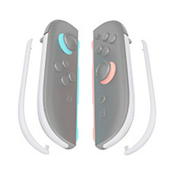 eXtremeRate Replacement Decorative Strips for Joycon 2, Custom DIY Decoration Strip Side Housing Trim Shell-White