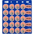 thumbnail image 1 of Murata CR1220 Battery 3V Lithium Coin Cell (20 Batteries), 1 of 5