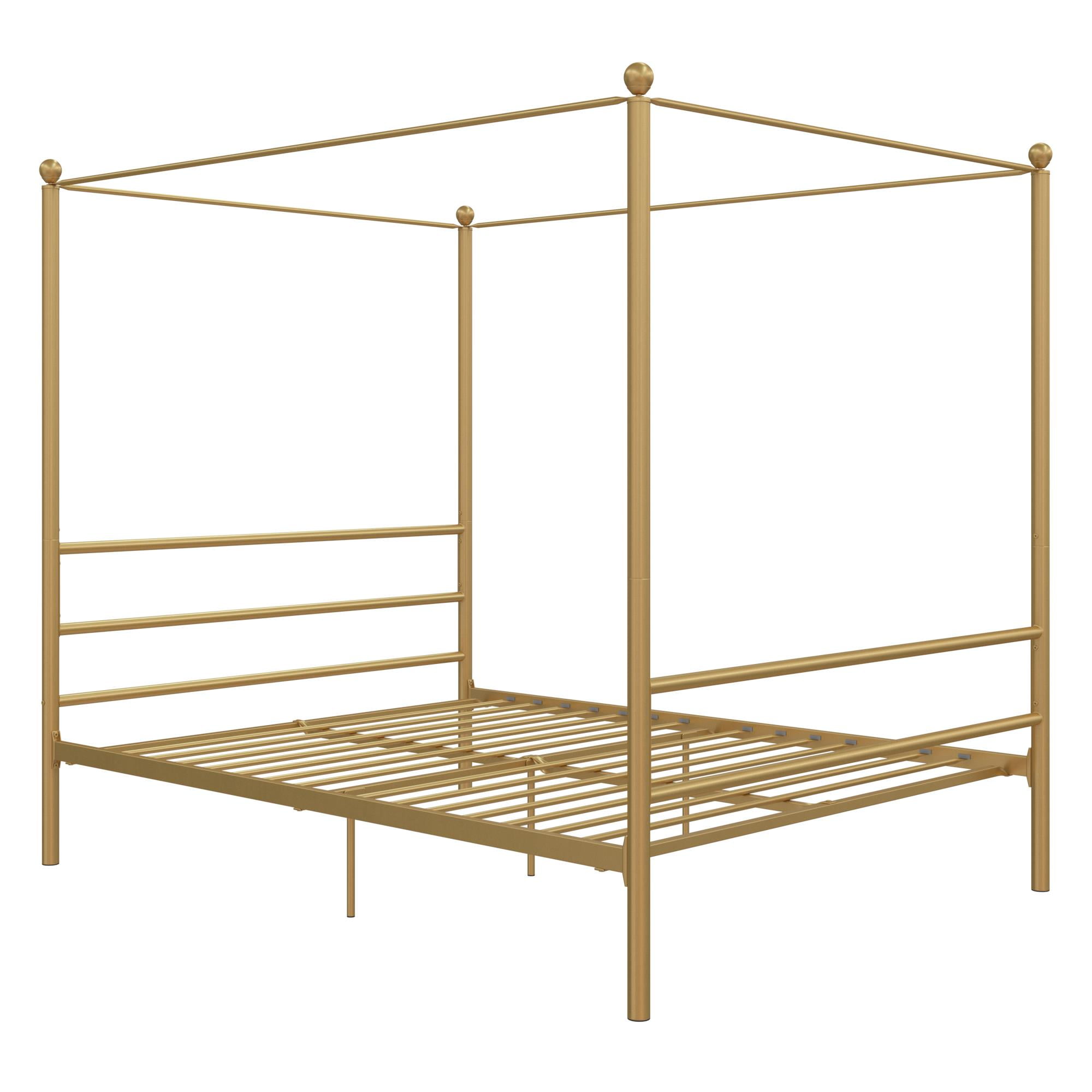 Mainstays metal canopy bed deals