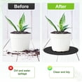 thumbnail image 4 of Uxcell 6-Pack Plant Coasters Mat Reversible 4 Inch Felt Round Absorbent Fabric, 4 of 6