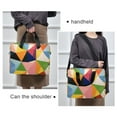 thumbnail image 6 of FORMRS 16" Laptop Bag Carrying Sleeve Case with Handle Travel Shoulder Briefcase, Minimalist Triangles, 6 of 8