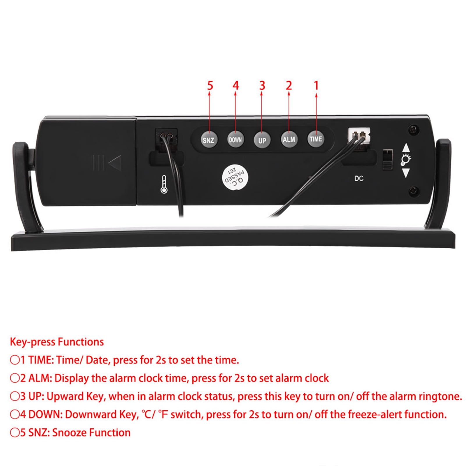 Battery Capacity Voltage Meter With Alarm And External Temperature Sensor 0-179 U00b0F Temperature Monitor 12V 24V 36V 48V 60V 72V Acid Lithium Battery Gauge Meter For Most Cars(2 Pieces