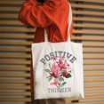 thumbnail image 6 of BeeGreen 12 oz Canvas Tote Bag Aesthetic Tote Bag for Women Teacher Shopping Gift Bag for Mother's Day, 6 of 6