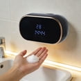 thumbnail image 3 of TIELUTT Automatic Foaming Soap Dispenser Touchless Wall Mounted Soap Dispenser with 3 Small Bathroom Storage Hot Towel Warmer Boho Bathroom Rugs Bathroom Organizer Shelf Towel Racks for Bathroom with, 3 of 5