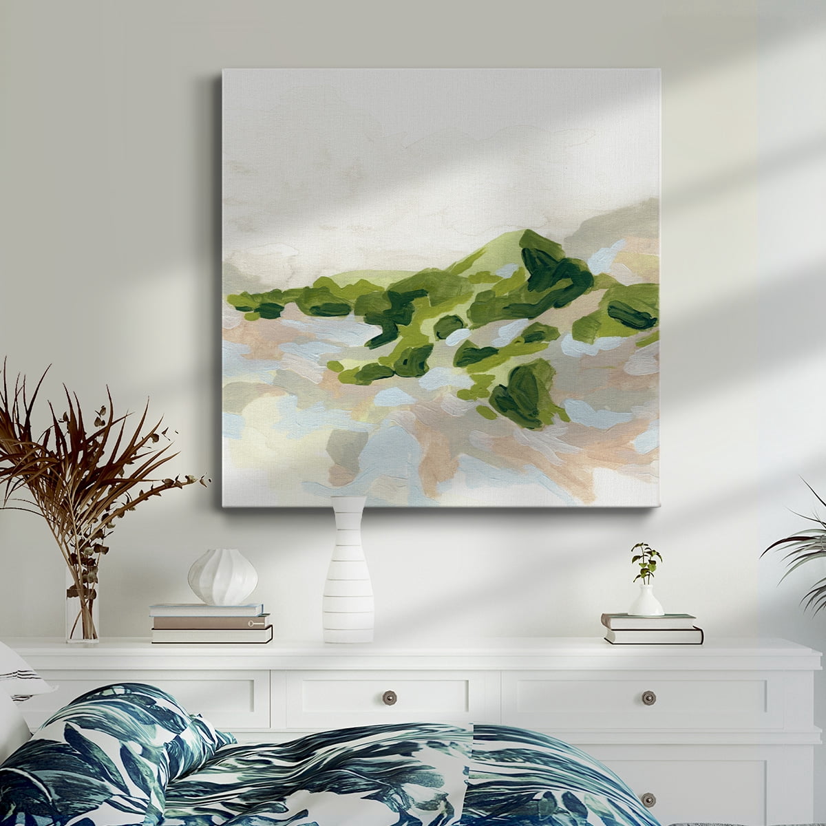 Wexford Home Emerald Hills II-Premium Gallery Wrapped Canvas, 32" x 32" - Ready to Hang
