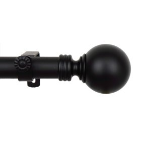 Instyledesign Edison 1 Inch Adjustable Drapery Rod 160 240 Inch