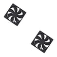 thumbnail image 2 of Methold Computer Case Fan Black Quiet DC Pin Heat-removal Dissipation 12V Performance 2 PC Connector Accessories Supplies No.1 2piezas, 2 of 6